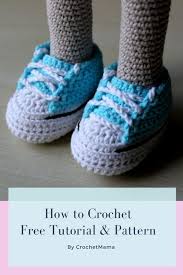 Patterns preceded by an plus sign (+) require free registration (to that particular pattern site, not to knitting pattern central) before viewing. Crochet Doll Part 1 Sneakers Legs Free Tutorial Pattern Crochet Doll Clothes Free Pattern Doll Shoe Patterns Crochet Doll Tutorial