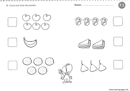 For 4 year olds coloring pages are a fun way for kids of all ages to develop creativity, focus, motor skills and color recognition. Worksheets For 4 Year Olds Counting Coloring Pages Printable