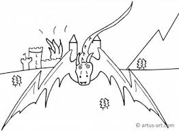 Drache Steigen Lassen Ausmalbild Gratis Ausdrucken Ausmalen Artus Art