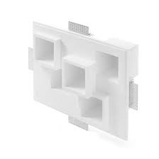 Alla realizzazione di soffitti in cartongesso si può arrivare per motivi pratici o estetici. Faretto Da Incasso Cinque Spot In Gesso Bianco Da Verniciare Gu10