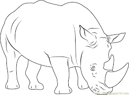 Download and print at home as many times as you like! Sad Rhino Coloring Page For Kids Free Rhinoceros Printable Coloring Pages Online For Kids Coloringpages101 Com Coloring Pages For Kids