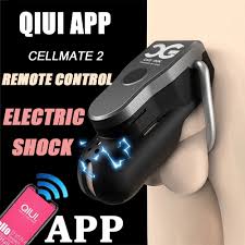 Qiui Cellmate 2 Electric Shock Penile Cage Male Chastity Belt App Remote  Control Cock Ring Chastity Device Sex Toys For Men Gay - Adult Games -  AliExpress
