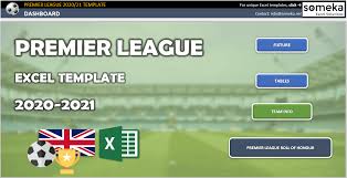Premier League Fixtures 2020 21 Epl Sweepstakes In Excel
