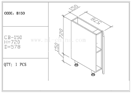 Stock kitchen cabinets come in standard sizes and dimensions that are important to know when planning your kitchen remodel. Low Pprice High Quality Modern Style American Standard Size Kitchen Cabinet N ï½furniture