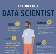 Anatomy Of A Data Scientist Infographic E Learning Infographics Data Scientist Computer Science Programming Infographic Software