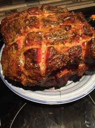 Jambon Fume Sur Bbq Kamado Recettes Du Quebec Recipes Food Pork