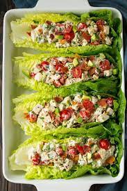 Blta Chicken Salad Lettuce Wraps Cooking Classy