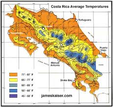 Costa Rica Weather Patterns Pacific Caribbean Coasts