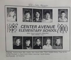 Center Avenue School classes 1999-2000