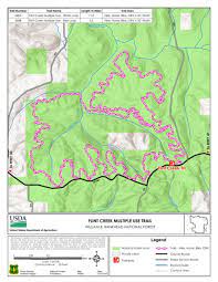 Bankhead national forest trail map. Flint Creek Multi Use Trail Map Bankhead National Forest Us Forest Service R8 Avenza Maps