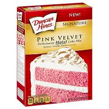 It's one of the last of the few foods with trans fats. Buy Duncan Hines Signature Pink Velvet Cake Mix American Food Shop