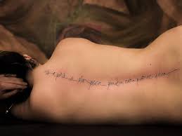 A thin layer that surrounds the spine could make tattooing so painful that it could result in shedding a tear. Beautifully Crafted Spine Tattoos