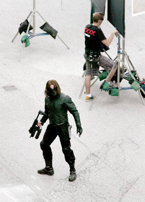The first shots of The Winter Soldier from the Captain America set