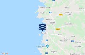 Orte in der nähe sind rovinj, umag und pazin. Porec Gezeiten Tidenkalender Hochwasser Und Niedrigwasser Ebbe Und Flut Tidenhub Grad Porec Istria Croatia 2021 Tideschart Com