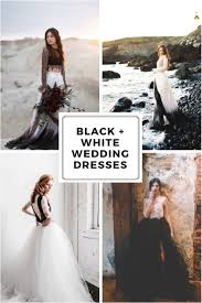 Black And White Traditional Wedding Attire Fearless Separates For The Modern Siren By Sweetcarolinestyles Nontraditional Wedding Dress Bridal Separates Black White Wedding Dress