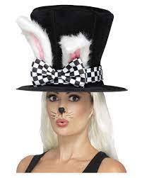 Dabei steht das türkise oberteil im vordergrund. Alice Im Wunderland Zylinder Mit Kaninchen Ohren Kaninchen Hut Marchen Hut Karneval Universe