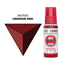 AK-Interactive: Quick Gen Acrylic Contrast - Crimson Red 18 ml