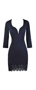 Lily Boutique Lace Hem Sweetheart Three Quarter Sleeve Dress In Navy 38 Navy Cocktail Dress Best Cocktail Dresses Three Quarter Sleeve Dresses Elegant Attire