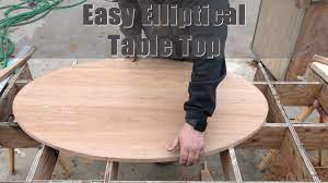There are a variety of various type of complimentary woodworking plans to choose from. How To Cut Easy Diy Elliptical Table Tops Youtube