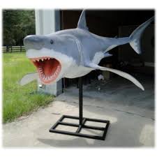Nautical Decor Shark Sculpture Great White Shark Life Size Statues