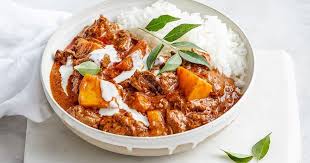 Creamy Coconut Beef And Pumpkin Curry Recipe Pumpkin Curry Curry Recipes Slow Cooker