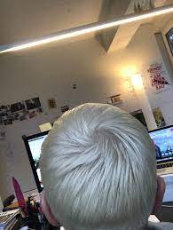 super kurz blondieren kurzhaarschnitt schnittchen