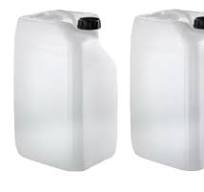 2 X 25L Litre Poly Plastic Container Jerry Can Tank Bottle Water Empty Food  Safe