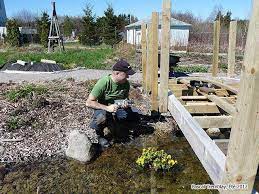 If you are building your bridge over a creek or stream, consider the maximum water level. Building A Bridge Homestead Forum At Permies