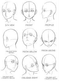 Draw An Anime Head Looking Down Plus Drawing Tutorial Art Drawings Sketches Art Tutorials