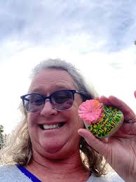 Found a rock in Newcastle near ferry shelter now placed elsewhere ✨