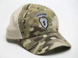4 25 Airborne Infantry Multicam Mesh Back Hat 11bravos Com Hats Multicam Polyester Mesh