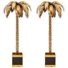 Pair Of Midcentury French 1960s Palm Tree Floor Lamps Tree Floor Lamp Floor Lamp Glass Floor Lamp