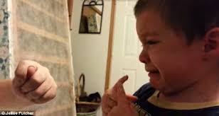 Little boy cries after his father fools him with I've Got Your Nose trick