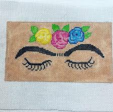 Frieda Etsy In 2020 Book Pillow Eye Glasses Case Needlepoint Canvases