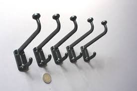 5 haken schwarz schlicht kleiderhaken modern garderobenhaken etsy bathroom towel hooks modern wall hooks wall hooks