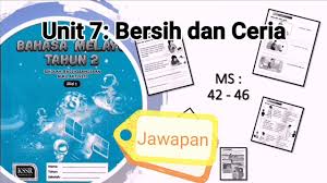 Unit 7 Bersih Ceria Jawapan Bahasa Melayu Buku Aktiviti Tahun 2 Ms42 46 Youtube