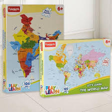 Maybe you would like to learn more about one of these? Remarkable Funskool India Map World Map Puzzle Set To Mumbai Free Shipping
