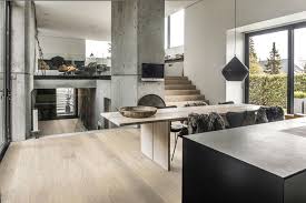 Pale grey kitchen with wood worktops maintenance. Oak Horizon 151n8aekc4kw240 Kahrs