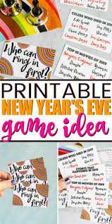 Ring In The New Year Party Ideas New Years Eve Games Eve Game New Year S Games