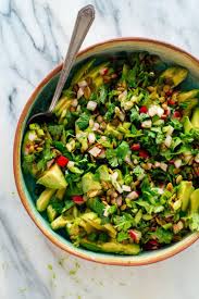 Fresh Herbed Avocado Salad Recipe Cookie And Kate Recipe Avocado Salad Recipes Salad Recipes Avocado Salad