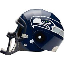 Sold and shipped by line 9 sales. Fanheads Seattle Seahawks Helmet 10in X 8in Party City