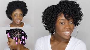The key is to start with freshly washed hair and to. Flat Twist Out On 4b 4c Hair Damp Hair No Heat Youtube