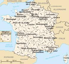 In het zuidoostelijke deel van het central massif in frankrijk liggen de cevennen cévennes en de grands causses: Heloohaloo 38 Vers Map Frankrijk Streken