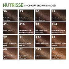 Brown hair is the second most common human hair color, after black hair. Garnier Nutrisse 63 Light Golden Brown Brown Sugar Chemical Hair Colouring Amazon De Beauty