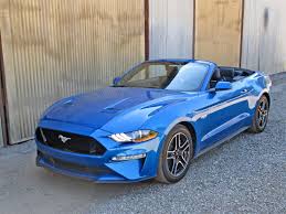 One Second After Opening The Velocity Blue Driver S Door Of The 2019 Mustang Gt Convertible That Showed Up On My Doorst Ford Mustang Gt Mustang Gt Ford Mustang