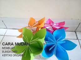 90 contoh gambar kaligrafi allah terindah dan populer. Cara Mudah Membuat Bunga Dari Kertas Origami Blog Mas Hendra
