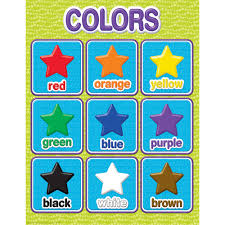 Color My World Colors Chart
