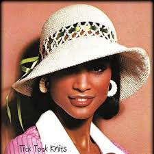 Hoeden om te haken patronenboek jaren 1970 baret festival emmer cloche  kanker beanie rand zon chemo pet zomer hoed vintage pdf direct downloaden
