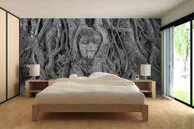 Profitez de notre choix de motifs pour exposer une décoration raffinée avec un papier peint baroque ou un papier peint anglais ou encore d. Papier Peint Panoramique Chambre Bouddha Ayutthaya