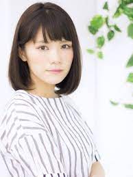 大人の黒髪シンプルボブ ミズ 30代 40代 ビューティーboxヘアカタログ ボブ 黒髪 髪型 ボブ